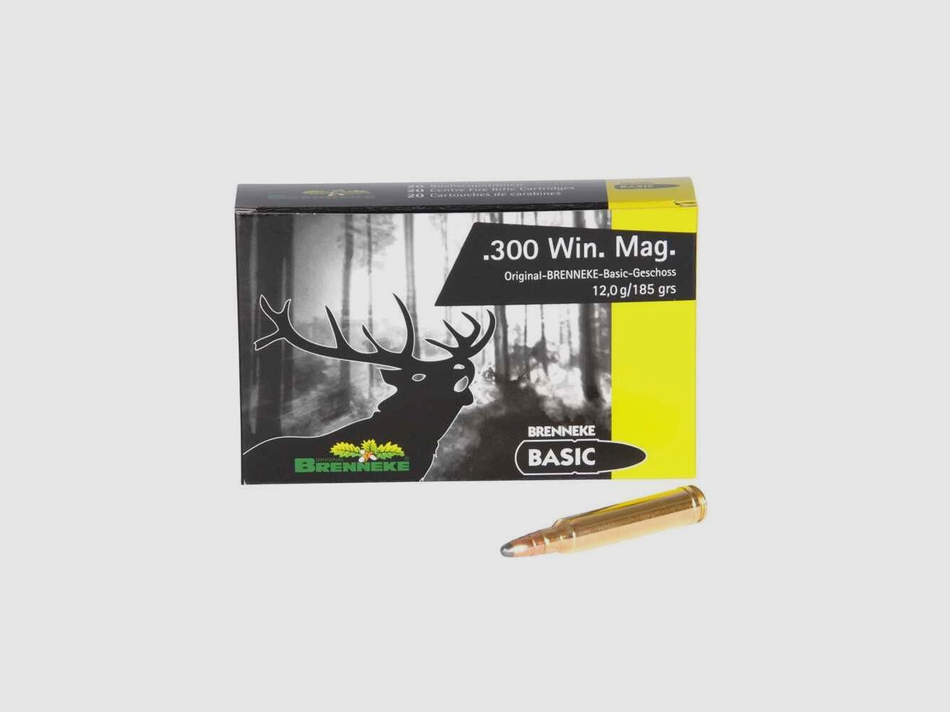 .300 Win. Mag. BASIC TLM 12.0g/185grs. Brenneke