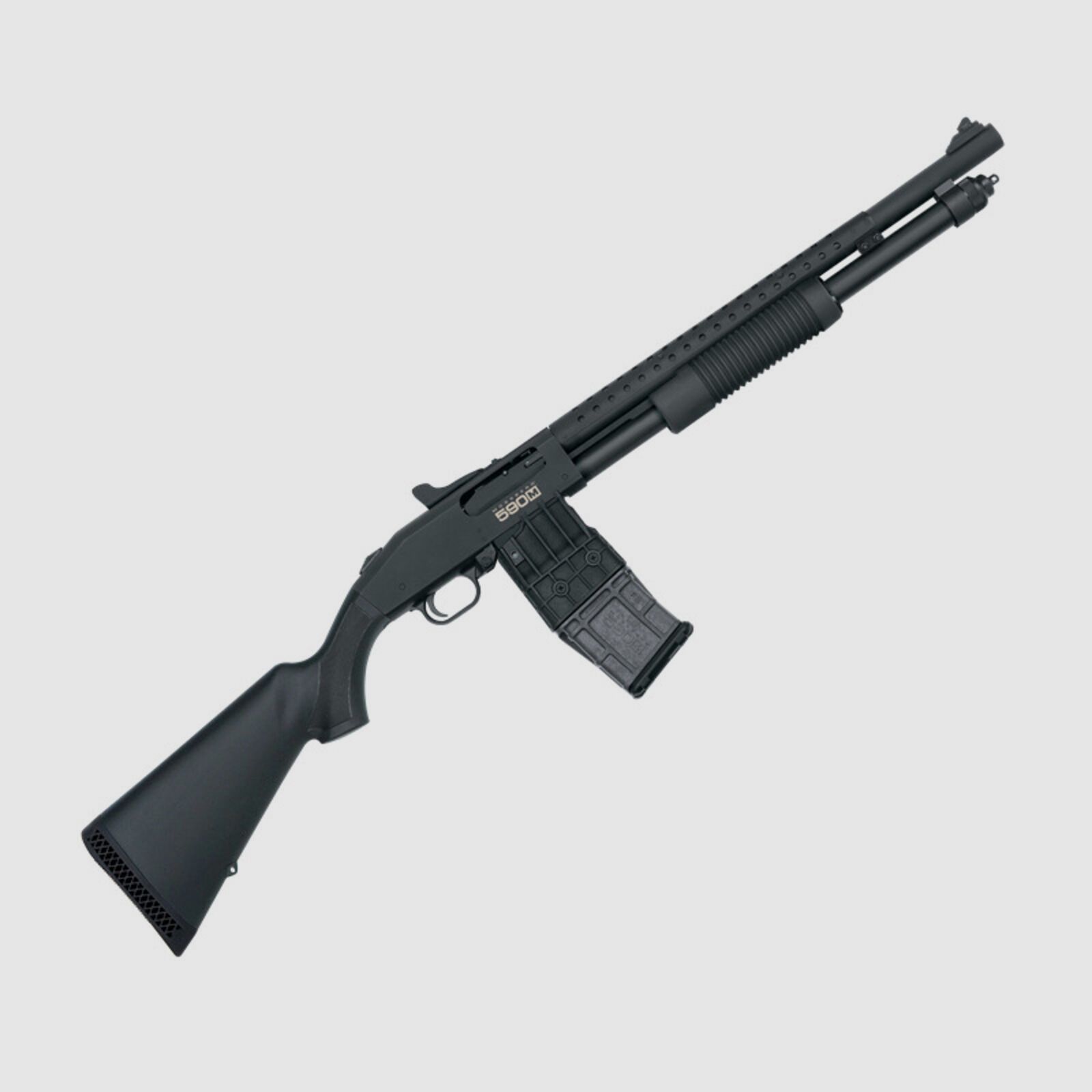 Mossberg 590M Mag-Fed 18.5" (5 Zoll) Black Ghostring 12/89