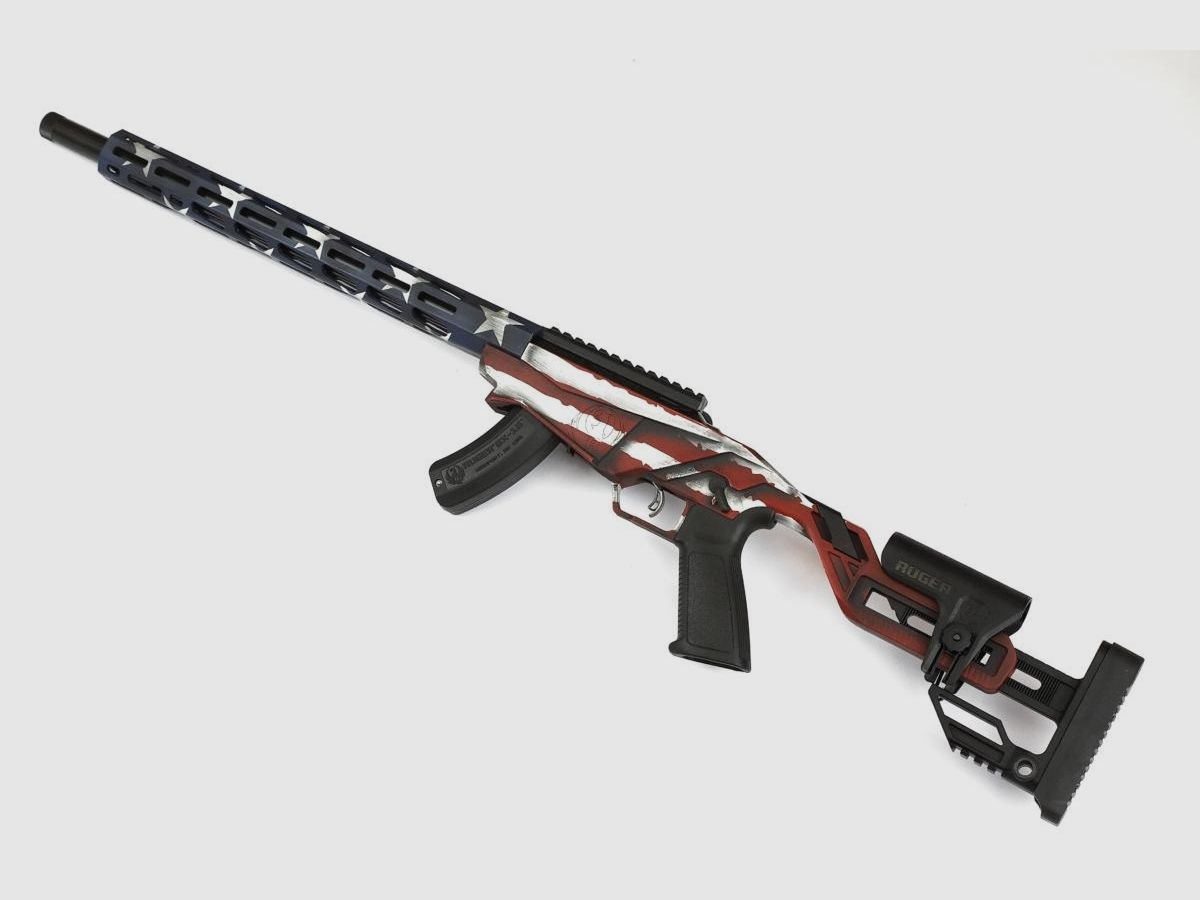 Ruger Precision Rimfire American Flag Cerakote, Bild 4 von 9