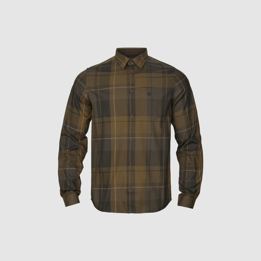 Härkila Akse L/S chemise Willow green check (1072371), image 1 sur 9