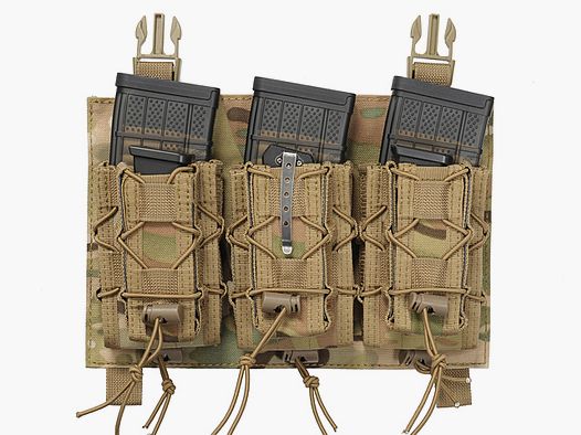 Buckle Up Speed Triple Rifle/Pistol Mag Pouch - Multicamo [8FIELDS]