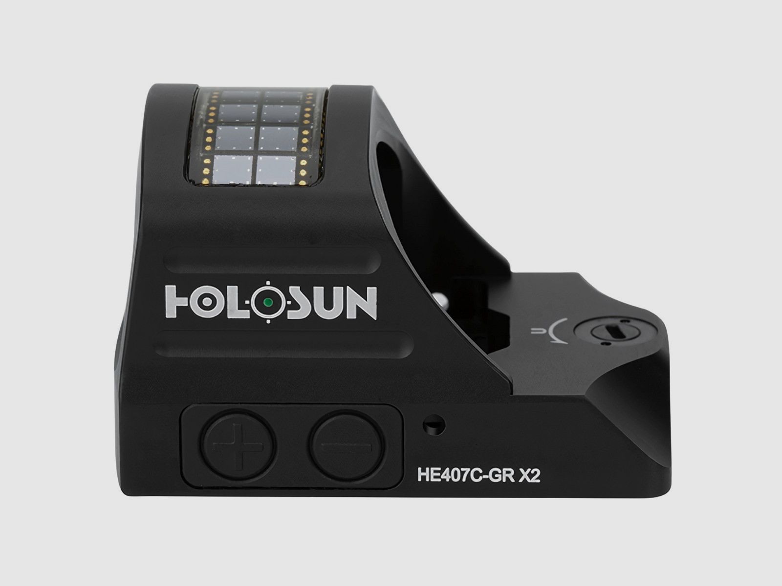 Holosun - HE407C-GR X2 Elite Micro Green Dot Red dot sight - Zonnepaneel, afbeelding 8 van 10