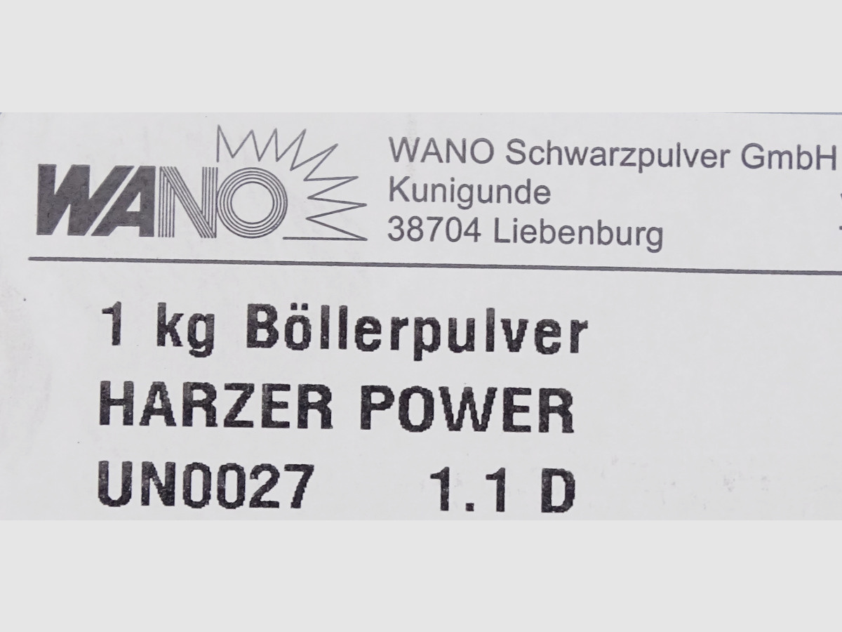 Wano Harzer Power 1kg