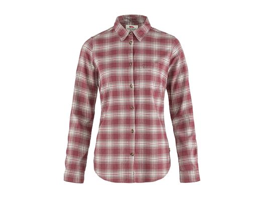 Fjällräven Damen Övik Flannel Shirt Mesa Fuchsia XS