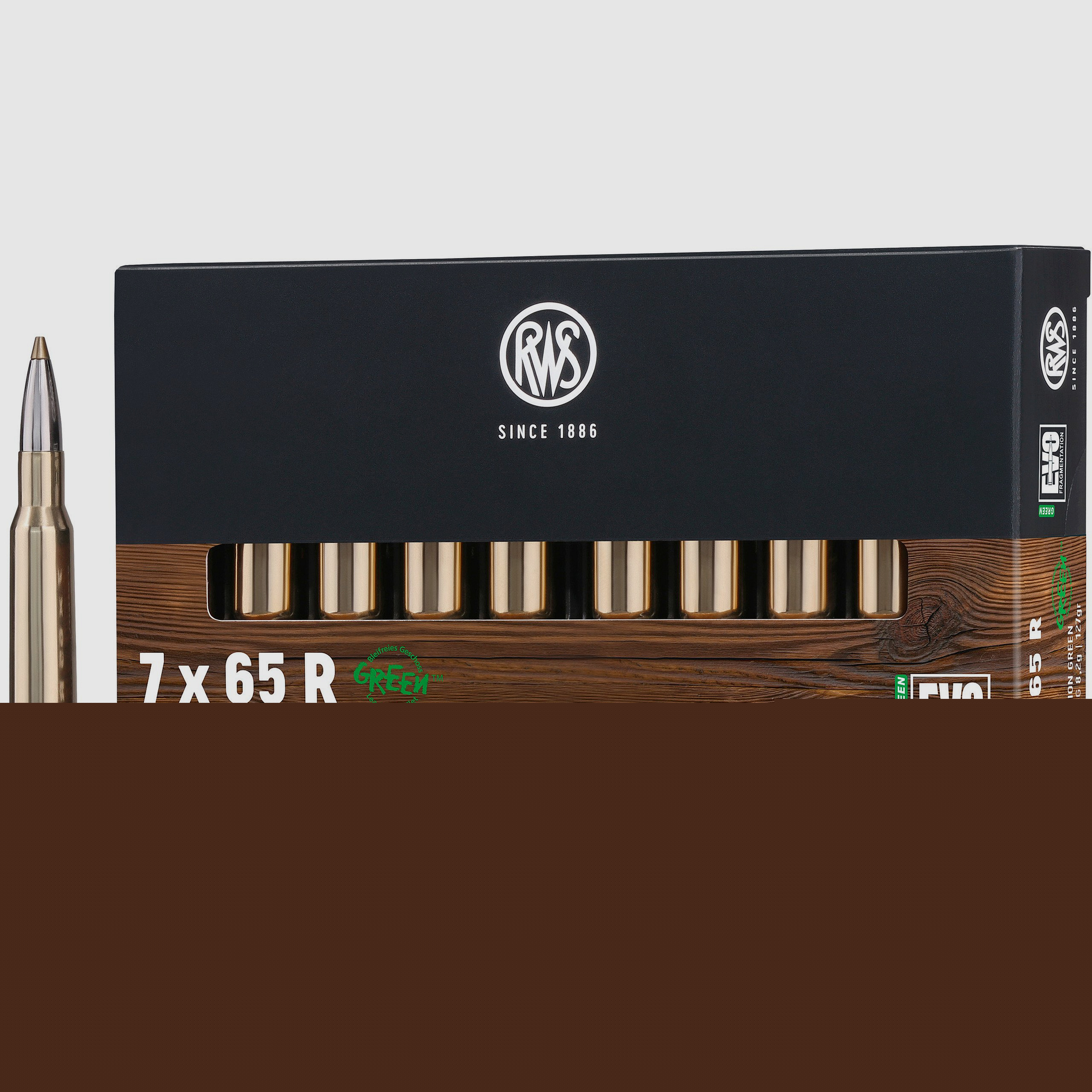 RWS Bchsenpatronen Evolution Green 7x65 R