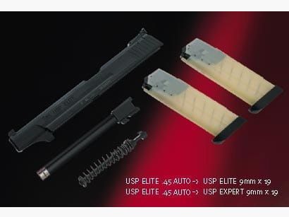 HECKLER & KOCH kit di conversione per pistola USP .45Auto 9mmLuger Elite (6'')