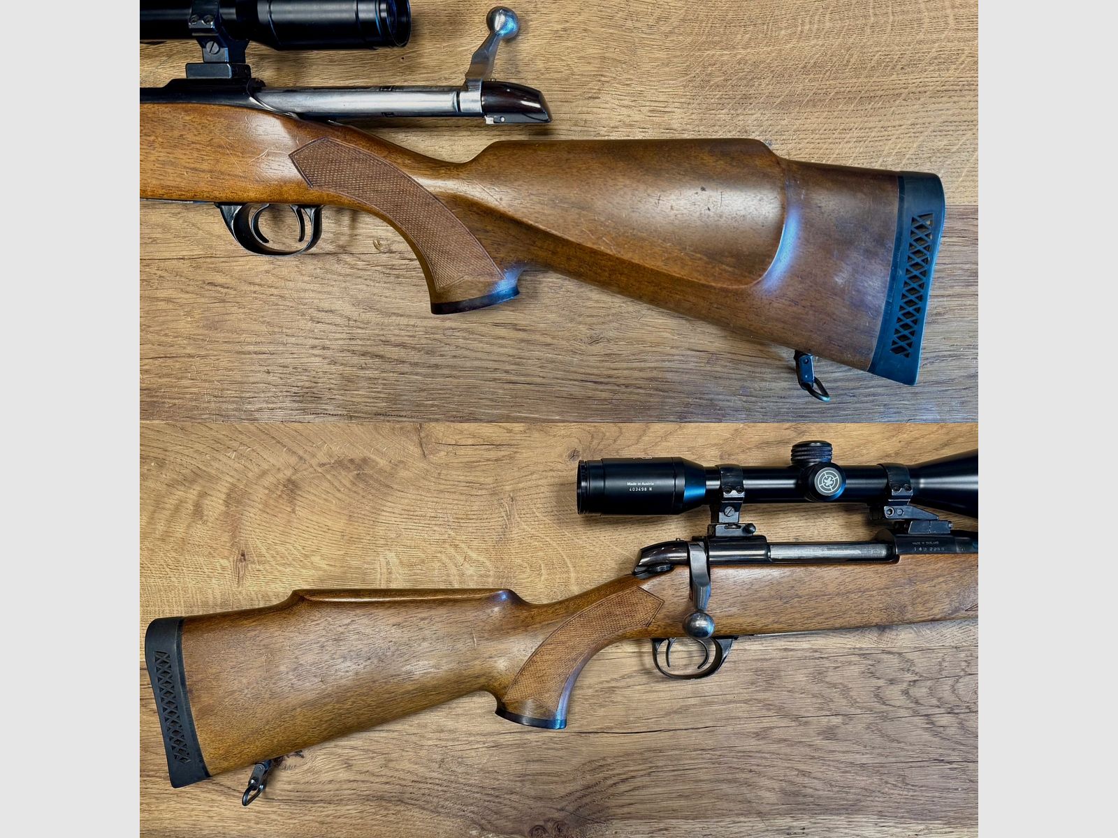 Rifle repetidor BSA con mira Kahles