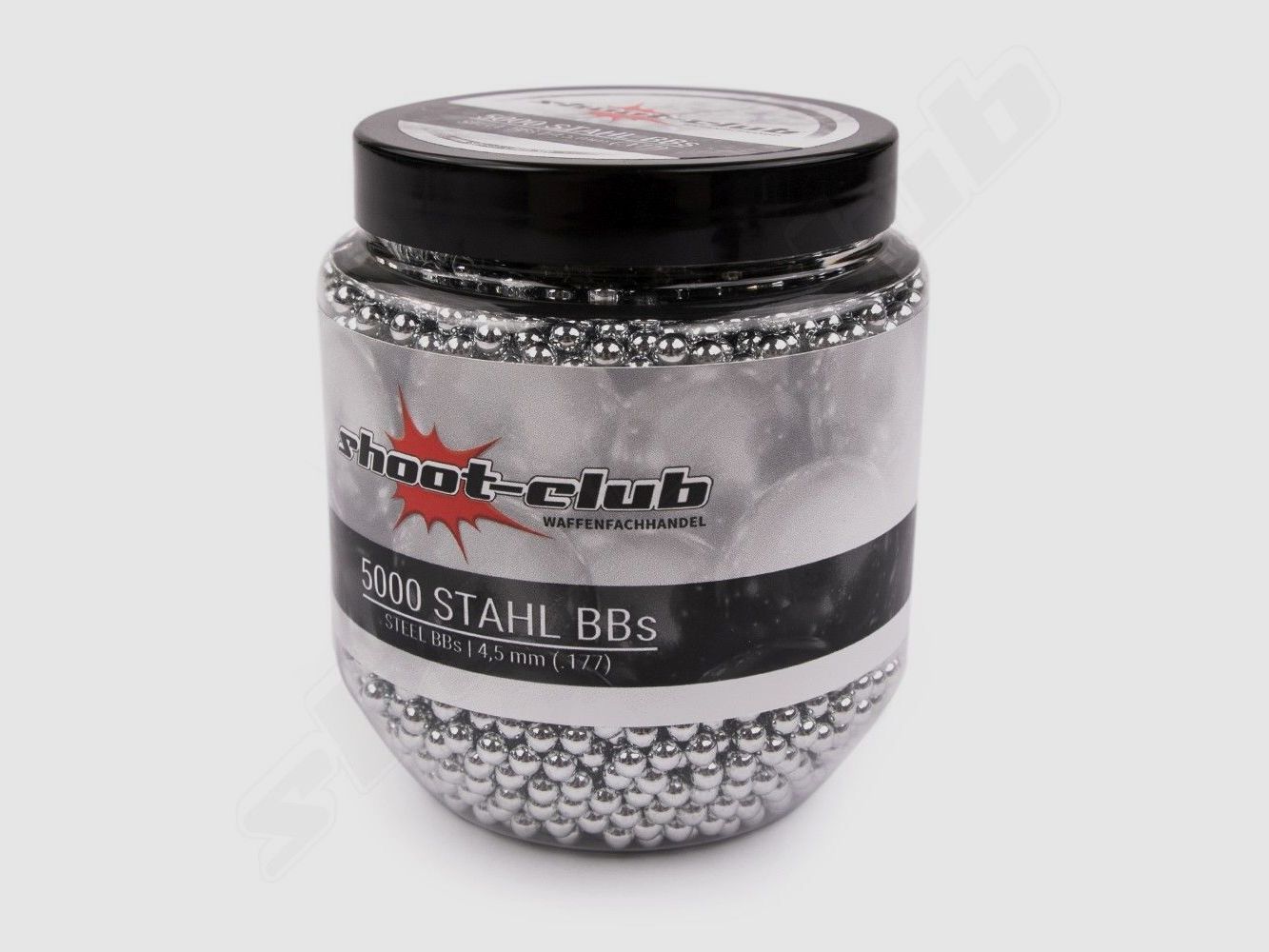 Stahlkugeln shoot-club 4,5mm / 0,34g - 5000 Stück