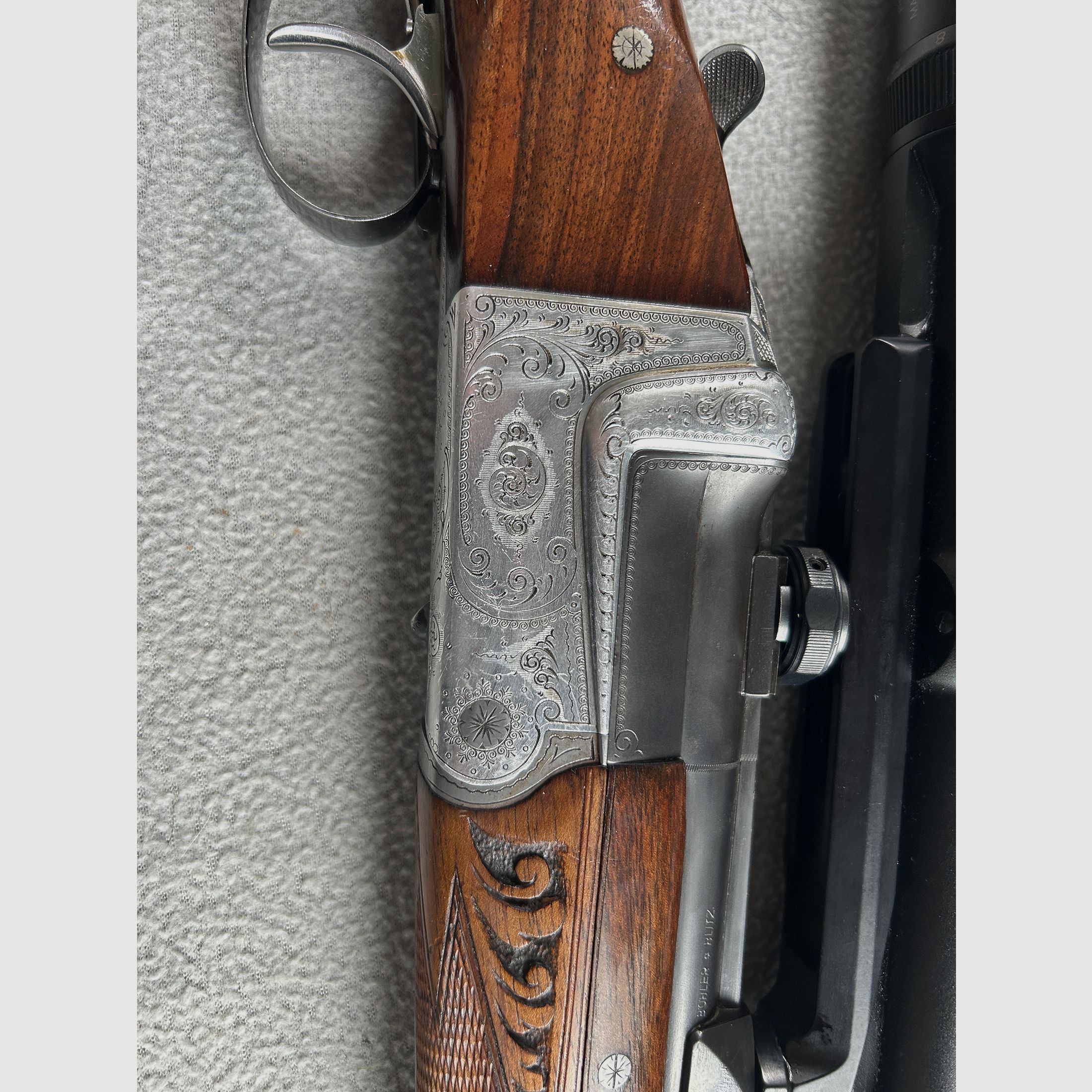 Krieghoff Alb 7x65R 16/70 Handspanner Swarovski ZF