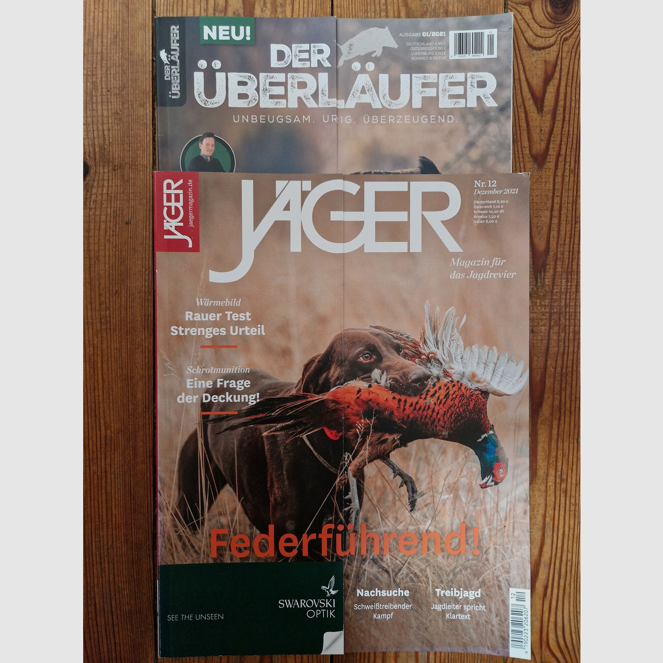 Zeitschriften VISIER, VISIER Special, DWJ, Jäger, Der Überläufer