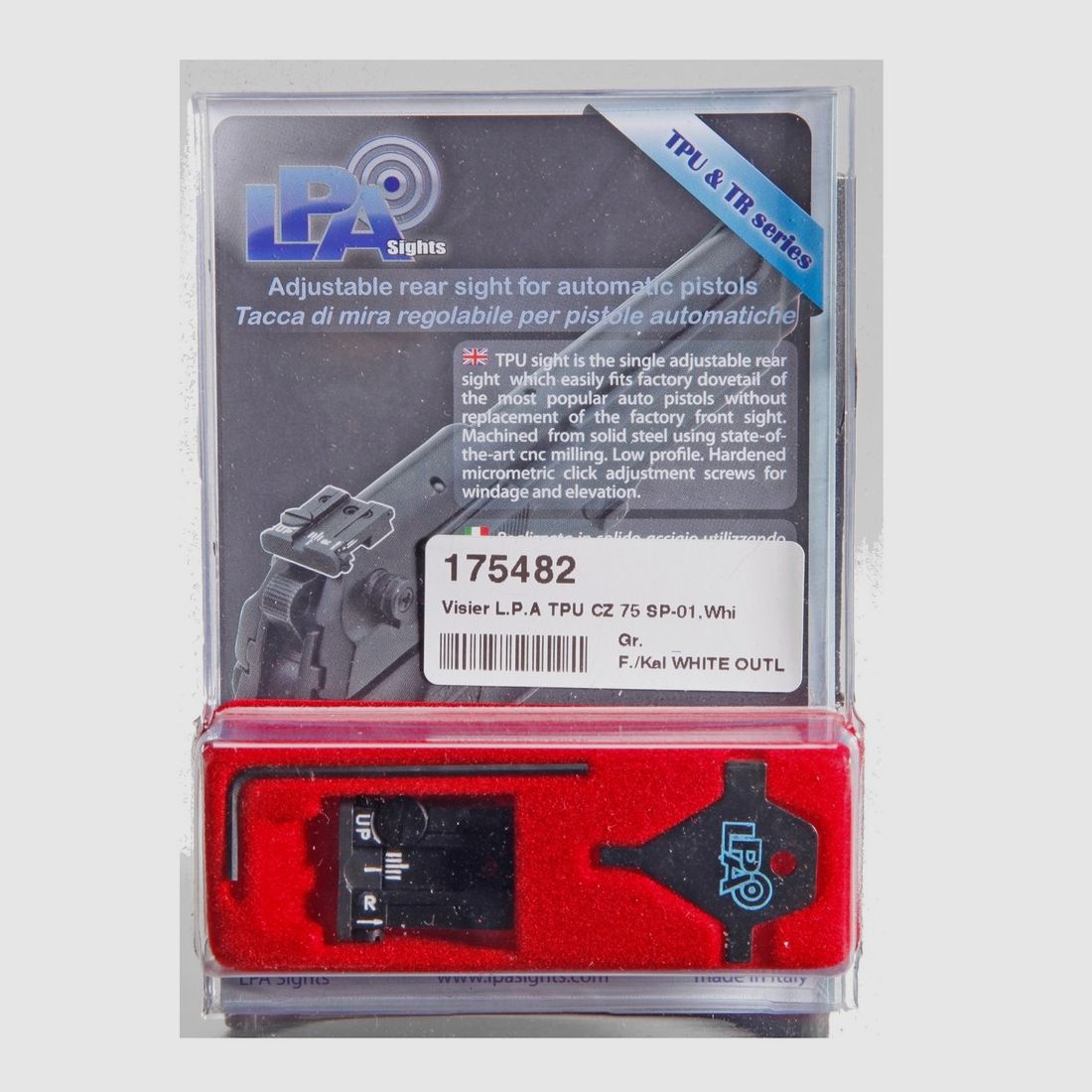 Visier TPU für CZ 75 SP-01