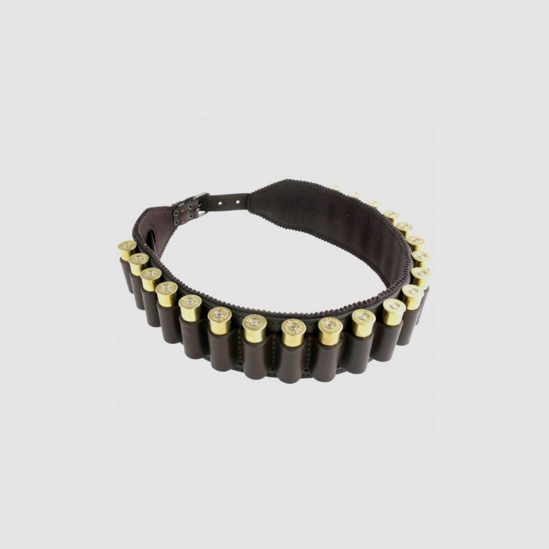 Ceinture à Cartouches de Luxe - Cuir - 20 x Cartouches de Plomb, image 1 sur 2