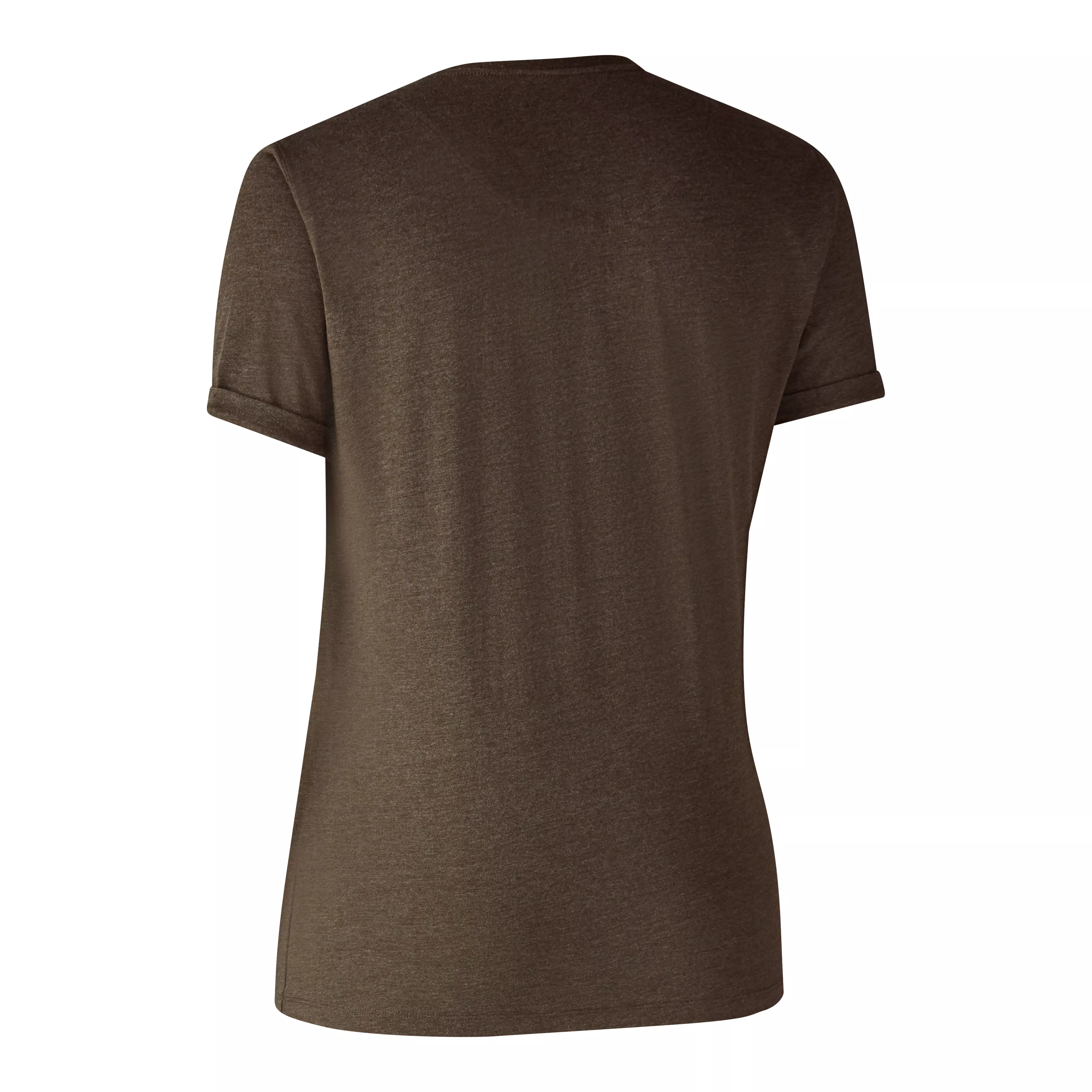 T-shirt basique pour femme, lot de 2 - Adventure Green mel/Brown Leaf mel., image 3 sur 5