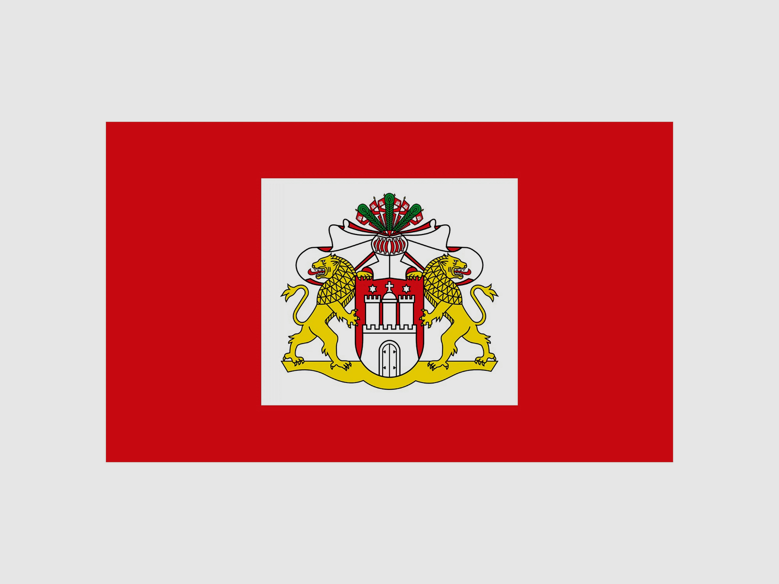 Unbekannt Flagge Hamburg