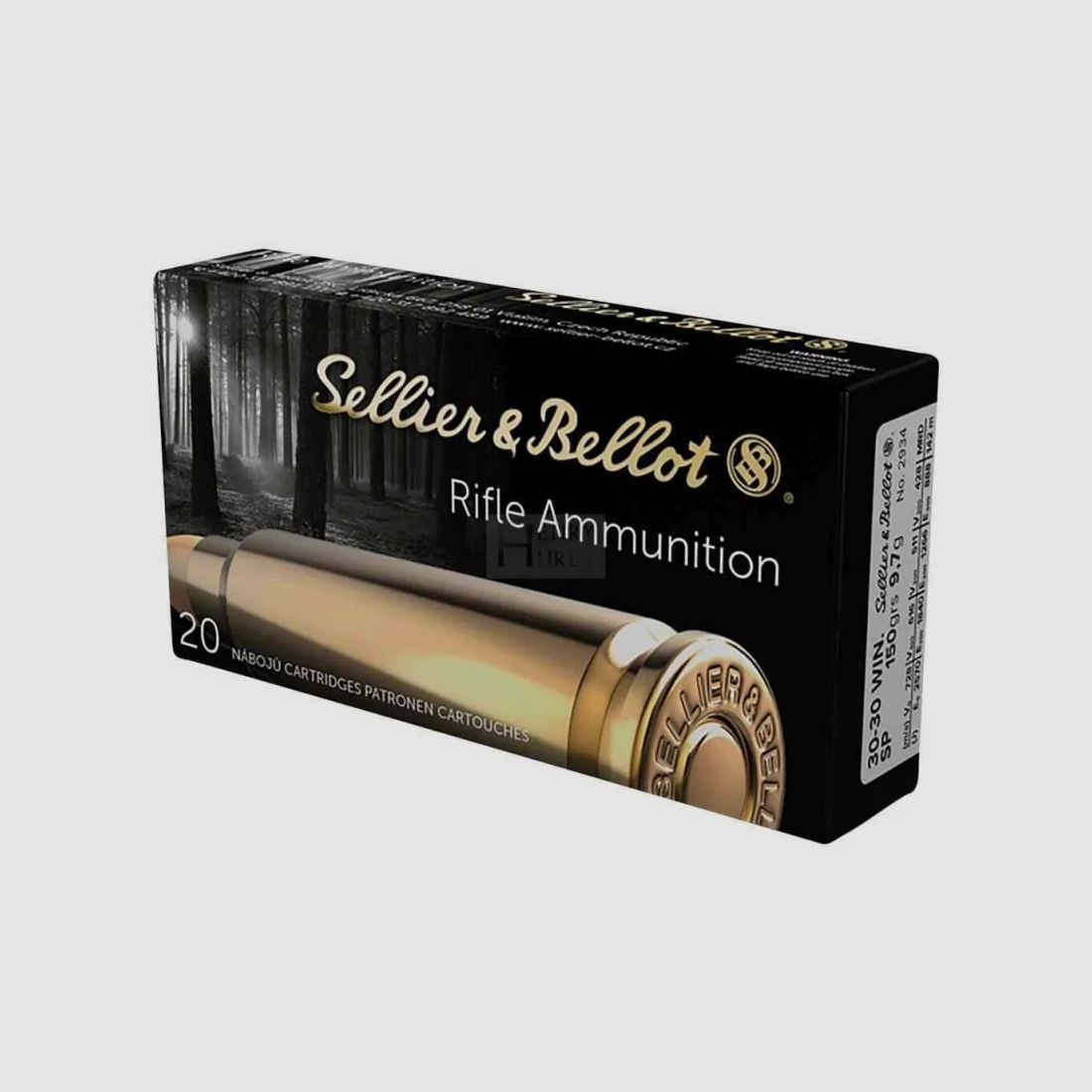 30-30 WIN SELLIER BELLOT 9,7G 150 GRS X20, Bild 1 von 2