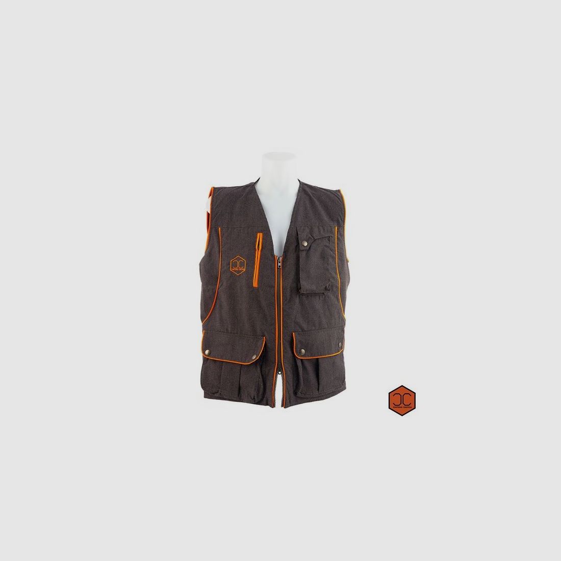 GILET KAMIKAZE ORANGE Capone Caccia, image 1 sur 5