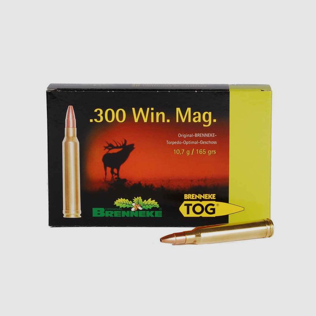 .300 Win. Mag. TOG 10,7g/165 grs. Brenneke