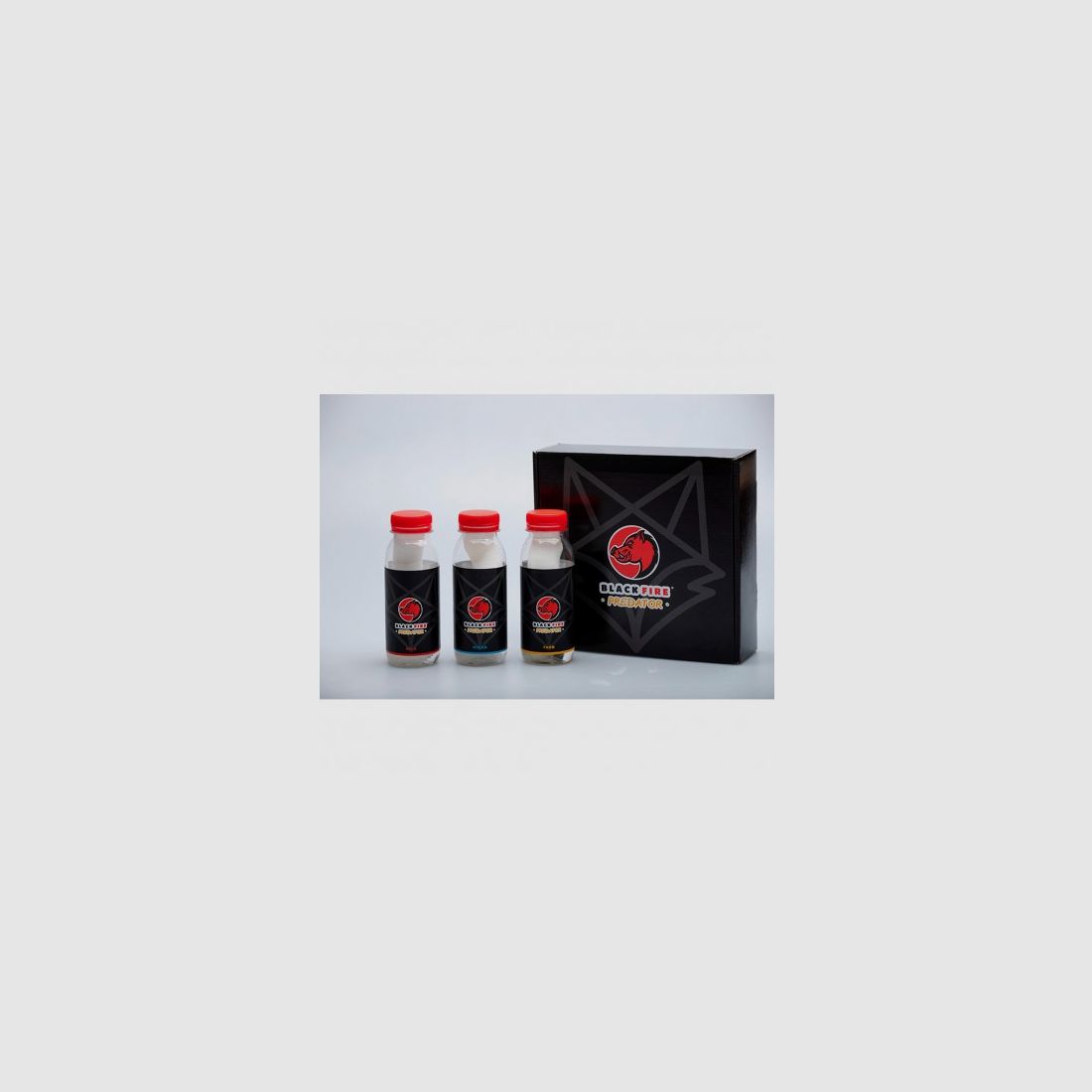 Pack mit 3 Flaschen Aroma Black Fire Predator, Bild 1 von 3