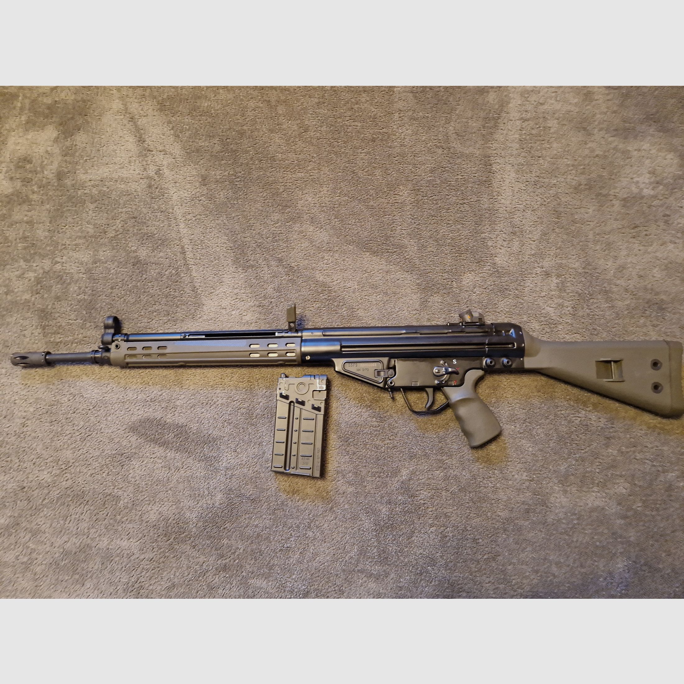 Heckler & Koch G3 Softair-Gewehr Kaliber 6 mm BB Gas Blowback (P18) 
