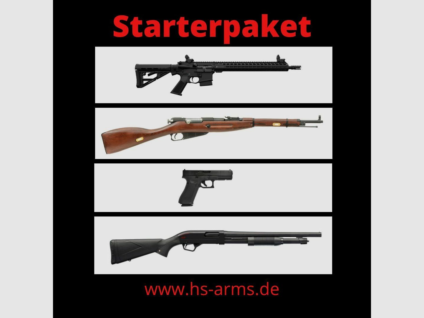 hs-arms Tiro per tutti - Pacchetto 1 - Pacchetto di avvio