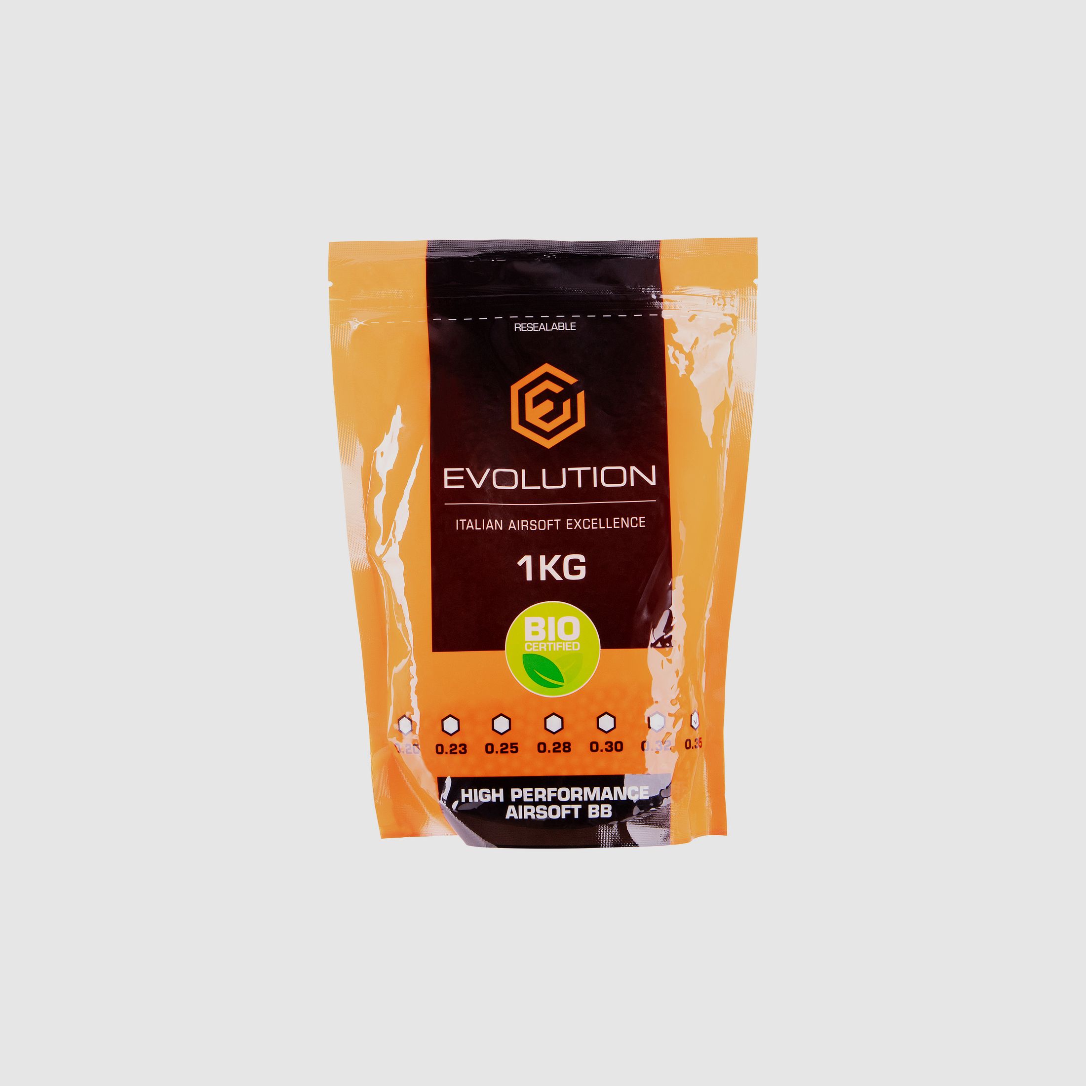 Evolution High Performance Airsoft BIO BBs 6mm 0,35g 2.850 Stück