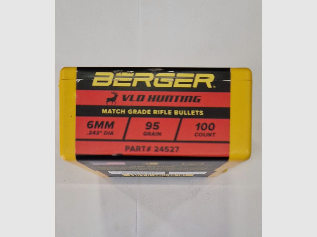BERGER BALAS C 6MM GR 95 VLD HUNT, imagen 1 de 2