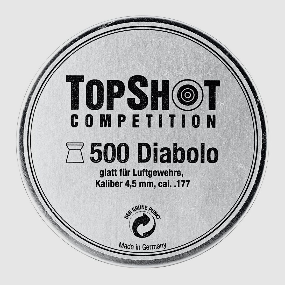TOPSHOT Competition 4.5 mm diabolo smooth (Caliber 4.50), image 1 of 2