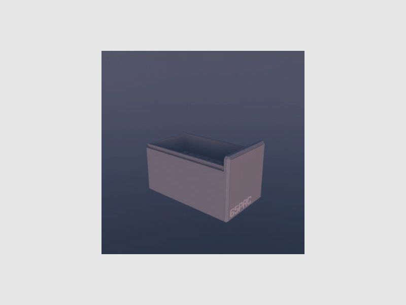 Filamelt ammunition box / 6.5 PRC / 'sliding lid' / cartridge box, ammo box