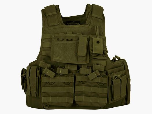 Invadergear Invader Gear Plattenträger Mod Carrier Combo olive drab