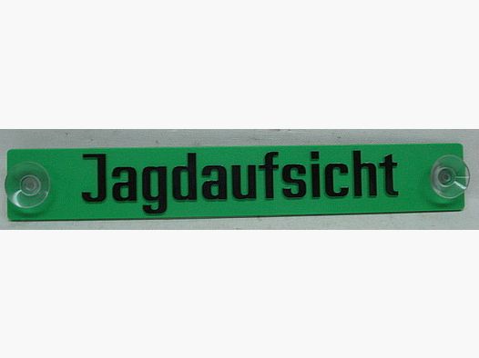 Hinweisschild Jagdaufsicht -