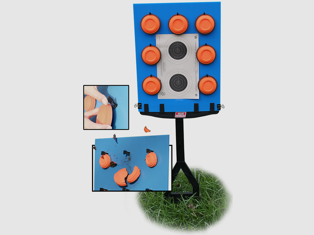 Support de cible MTM 3en1 JMTBB bleu/noir