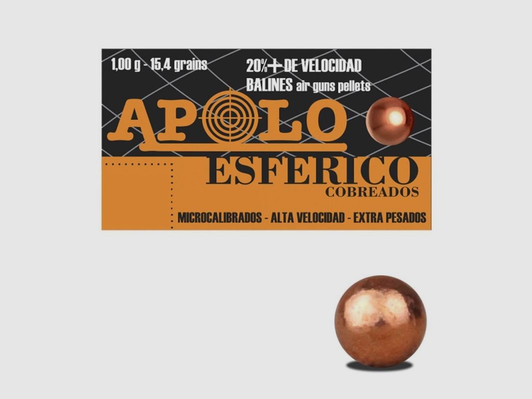 Diabolo APOLO Kupfer rund 5,5 mm (.22), Bild 2 von 6