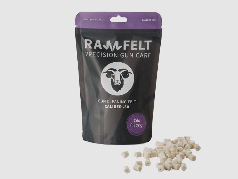 100 limpiadores de fieltro Ramfelt cal. .30