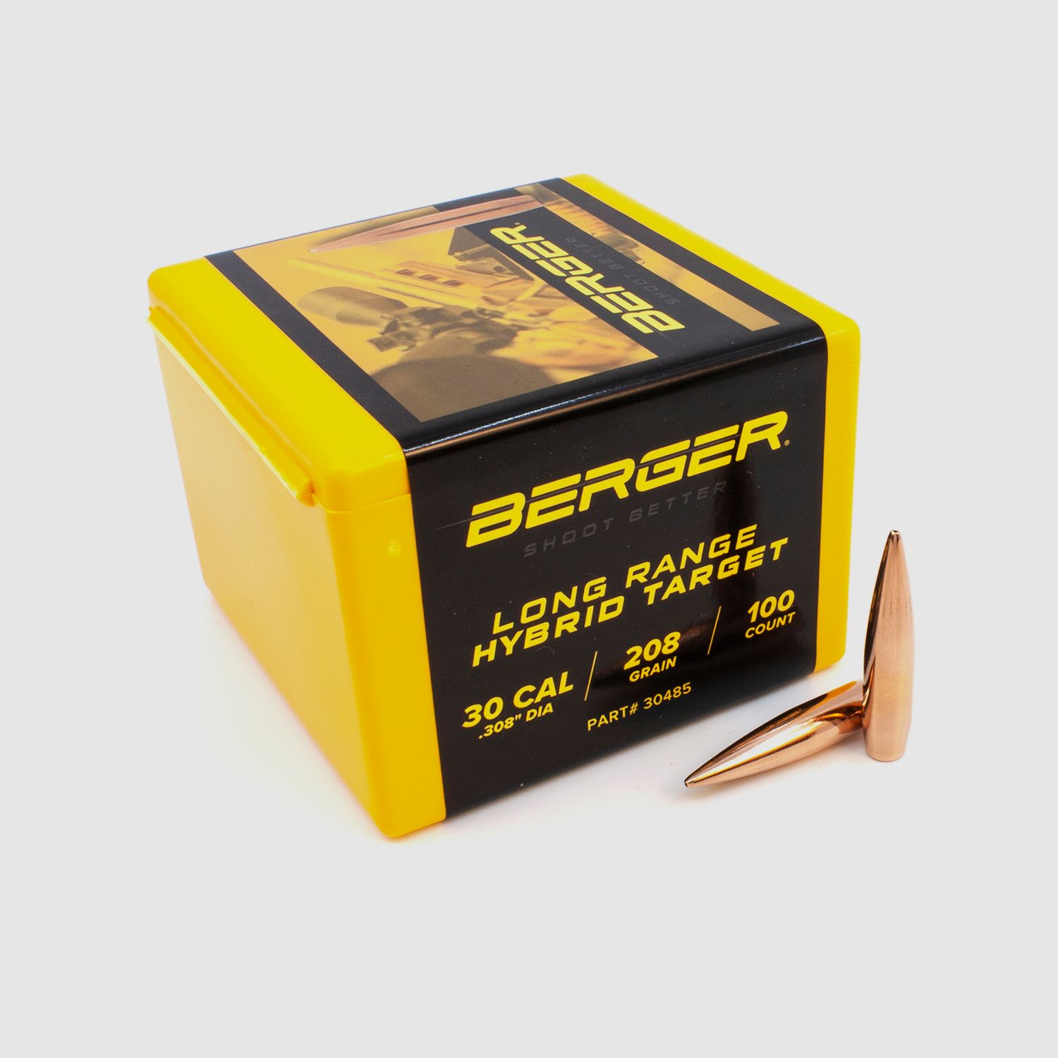 Proiettile Berger .30 LR Hybrid Target 208GR 250 pezzi