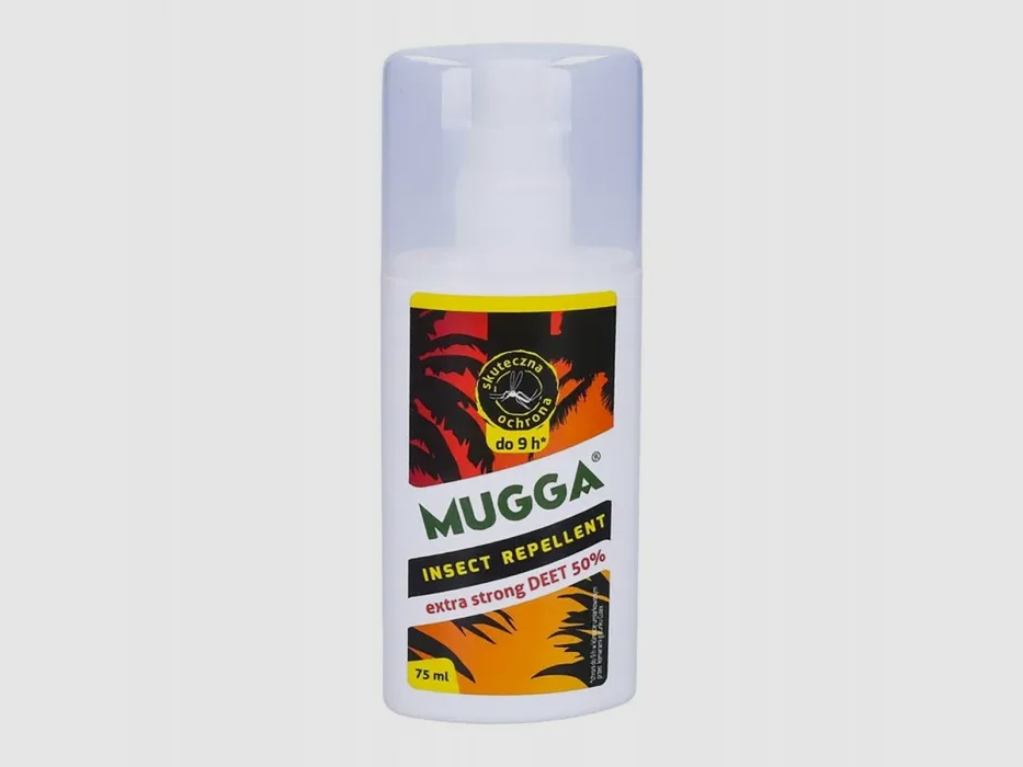 Mugga Insecticida Extra Fuerte Spray 50% DEET 75 ml