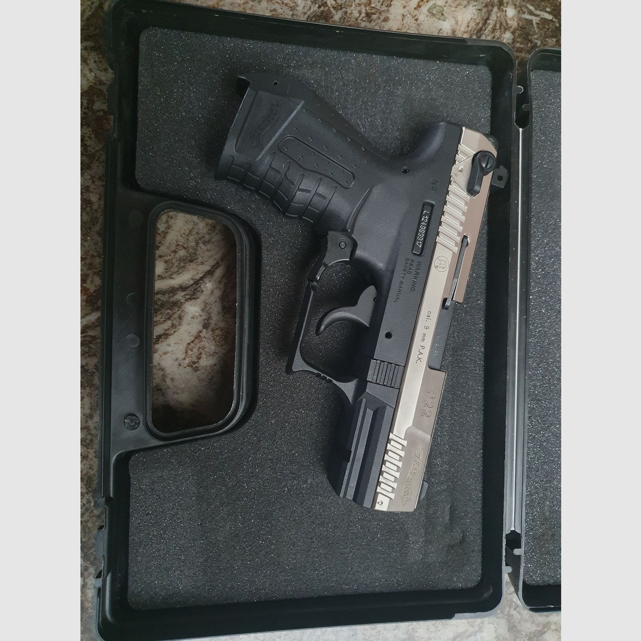 Walther P22 9mm P.A.K