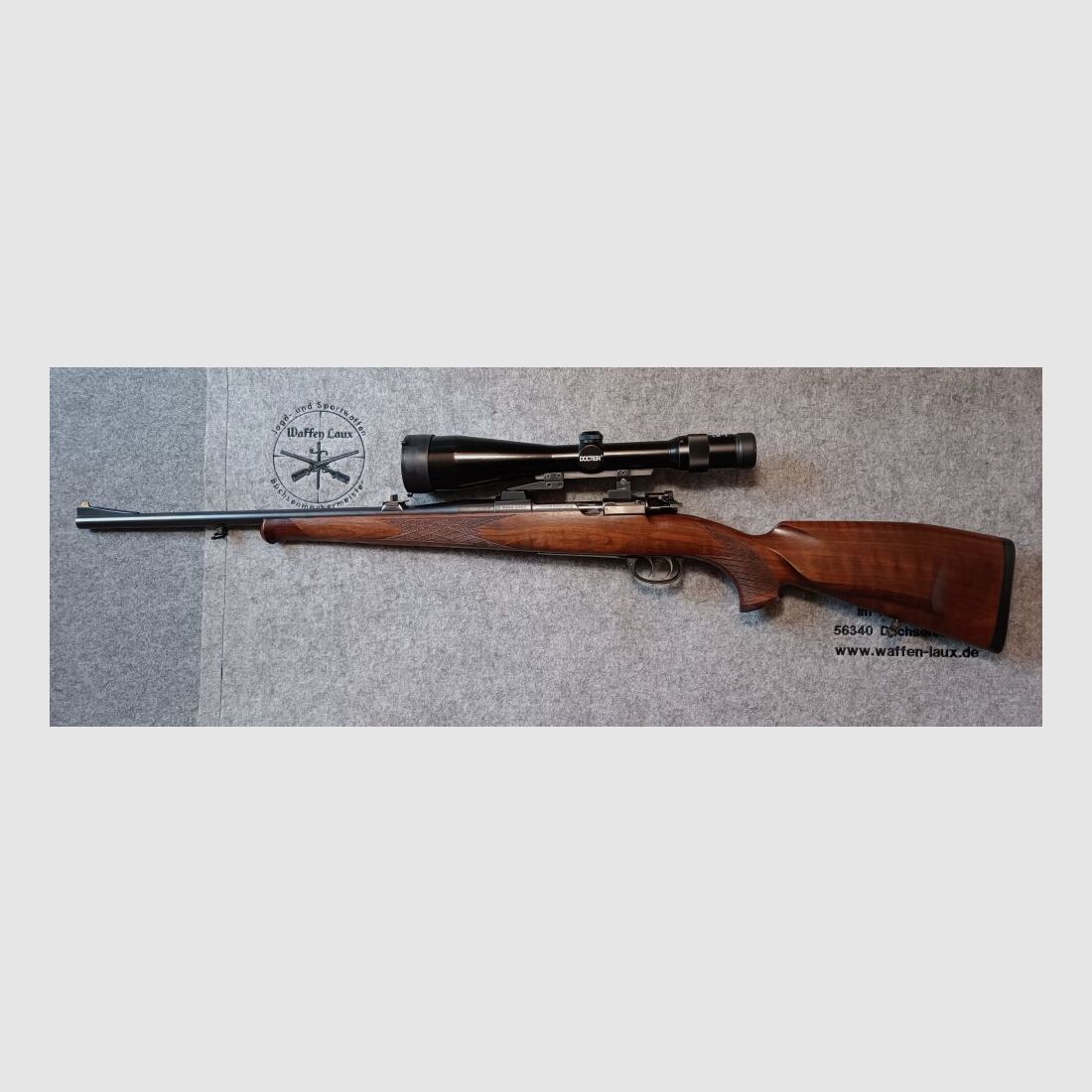 Waffen Adamy Suhl Mauser Argentino 98er mit ZF Docter3-12x56
