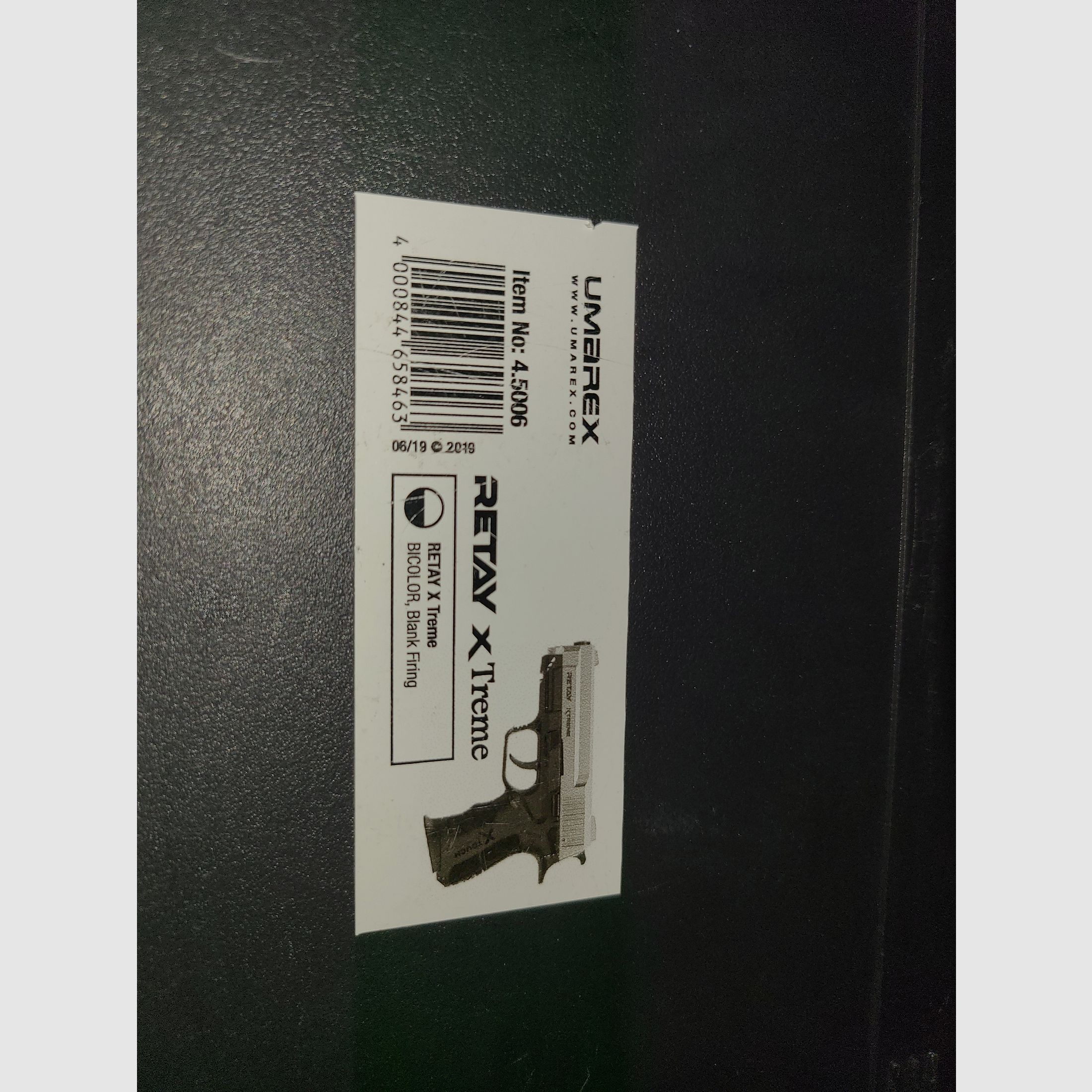 RETAY X TREME / CHROMED SILVER / with accessories 3 MAGAZINES / with original packaging / cal. 9mm P.A.K. / PTB 1042 / BLANK FIRING GAS PISTOL / NEW YEAR'S EVE / SELF-DEFENSE / LIKE NEW / !!! PLEASE READ DESCRIPTION !!!