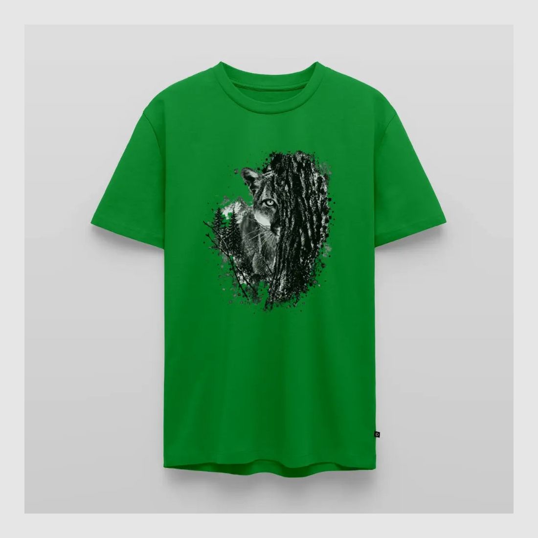 PUMA Men´s Premium T-Shirt „Lauernder Puma"