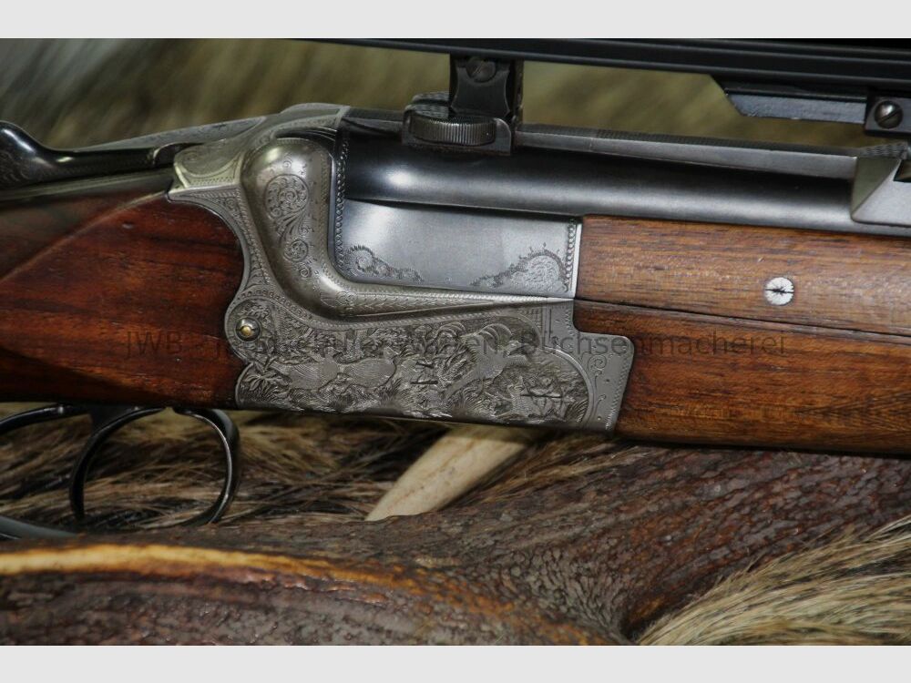 Merkel bolt-action rifle Q1 with Zeiss Diatal 7x65R; 12/70