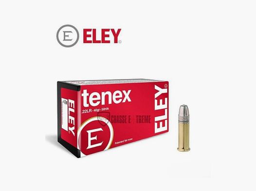 50 ELEY Tenex 40G .22lr cartridges