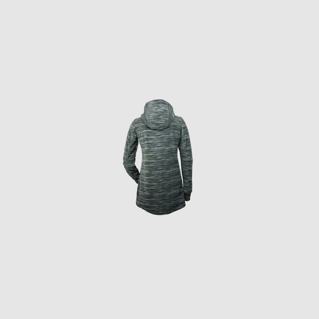 Fleece Hoody Ladies Fashion - lang, modischer Kordelzug