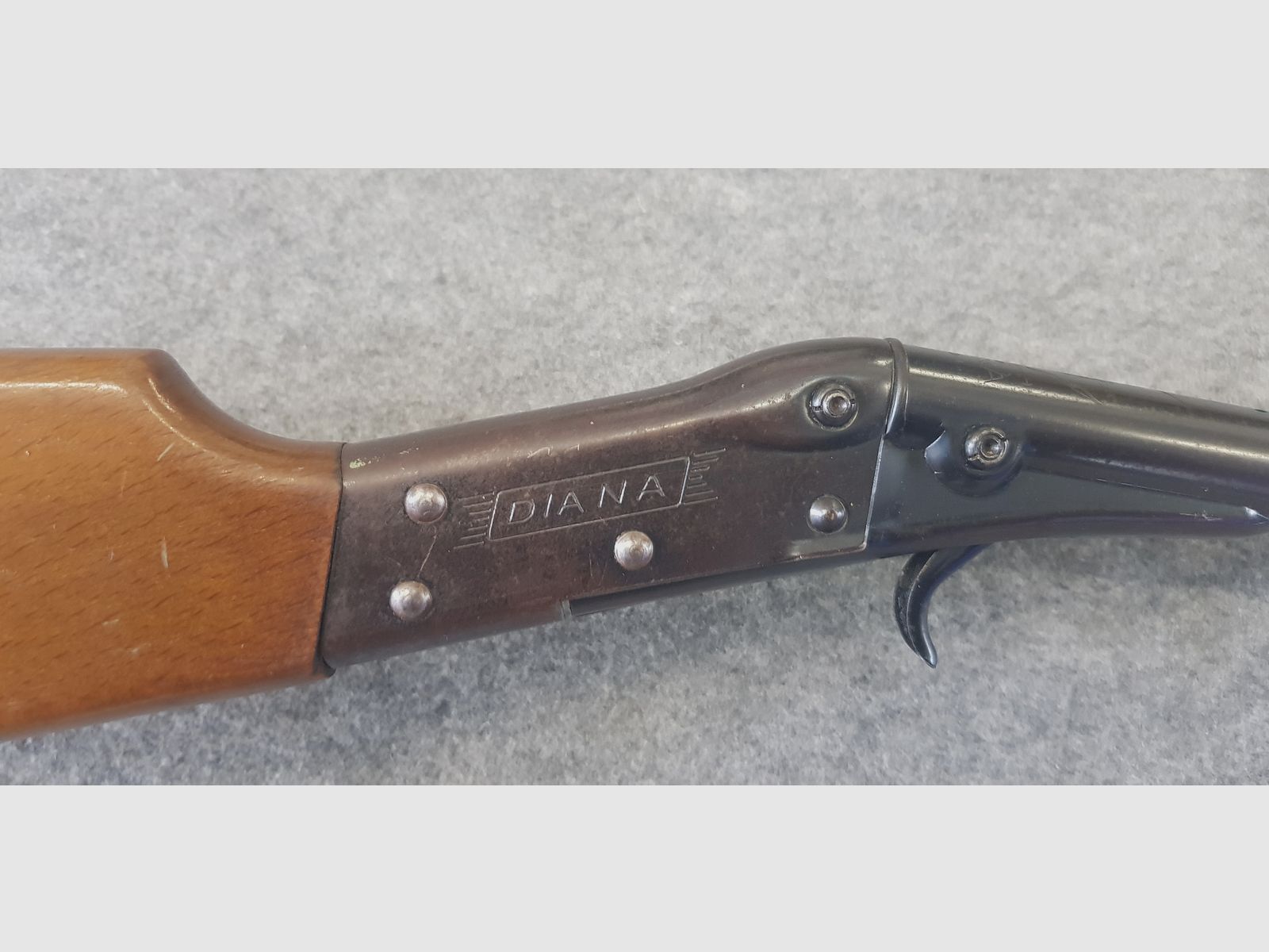 Luftgewehr Diana Mod. 1 Kindergewehr Blechpräge Gewehr 1913 - 1940 Vorkriegsmodell Made in West Germany
