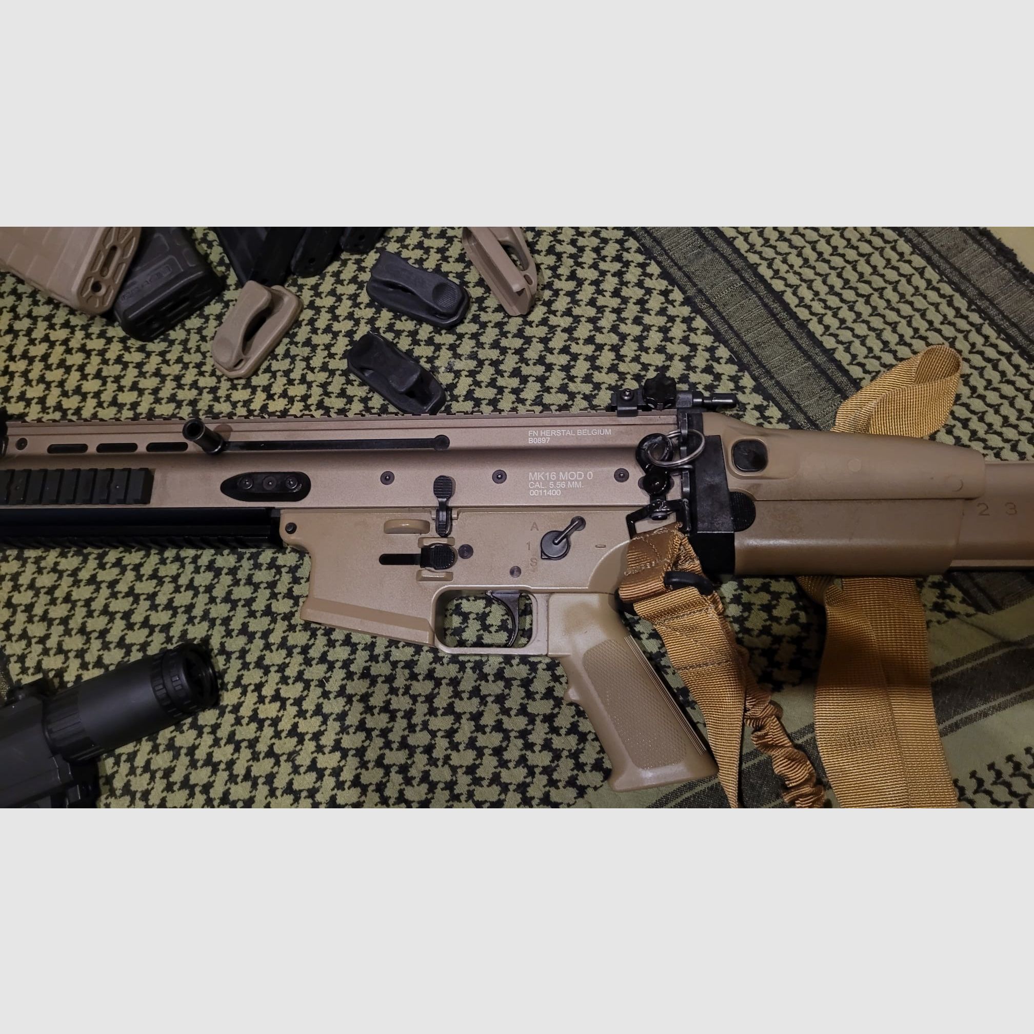 VFC SCAR-L – Complete set including grenade launcher and accessories