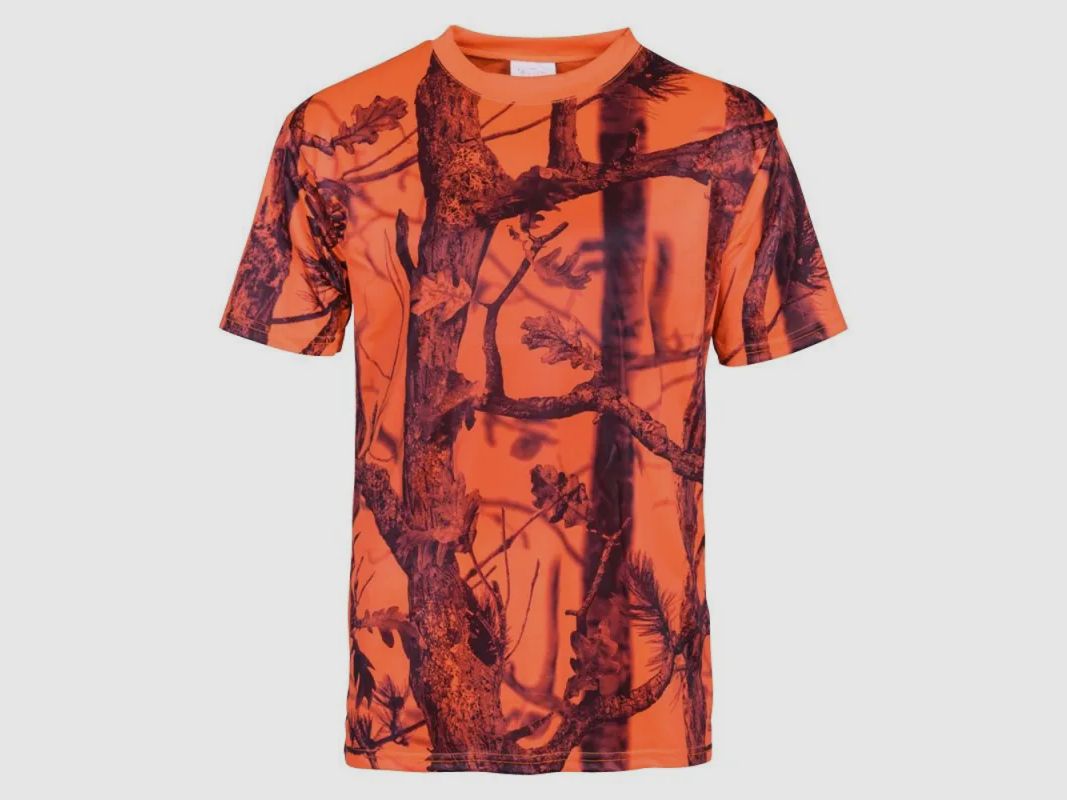 T-shirt Ghost Camo z perforowanego poliestru z okrągłym dekoltem, zdjęcie 2 z 6
