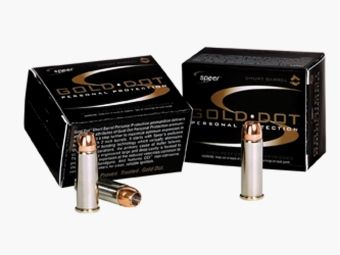 Speer Gold Dot Protection Personnelle .38 Special 135GR GDHP 20 cartouches