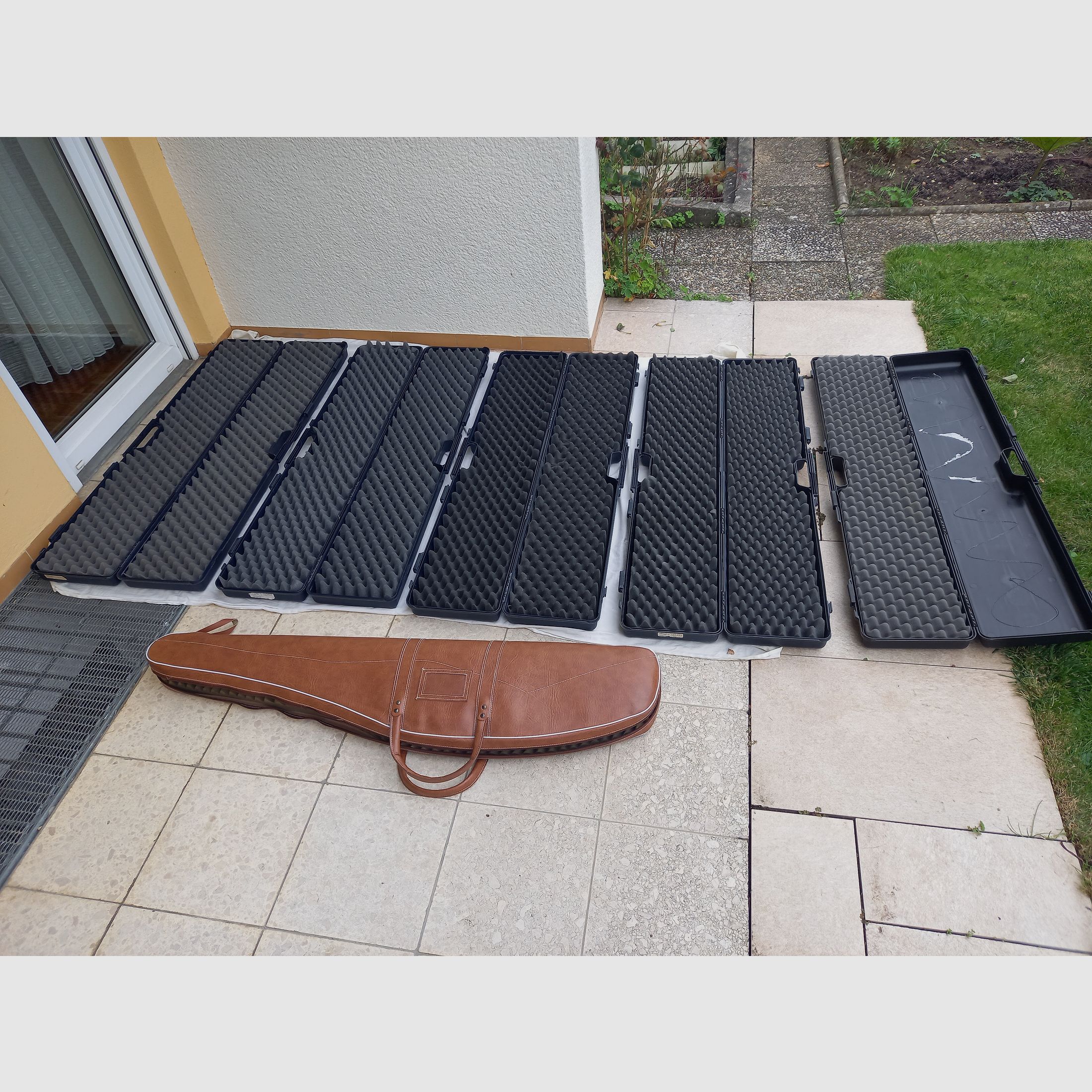 Schießjacke Schießhandschuh Tasche Koffer für Luftgewehr Luftgewehre