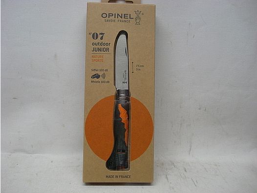 Coltello per bambini No 07 - Khaki, con fischietto