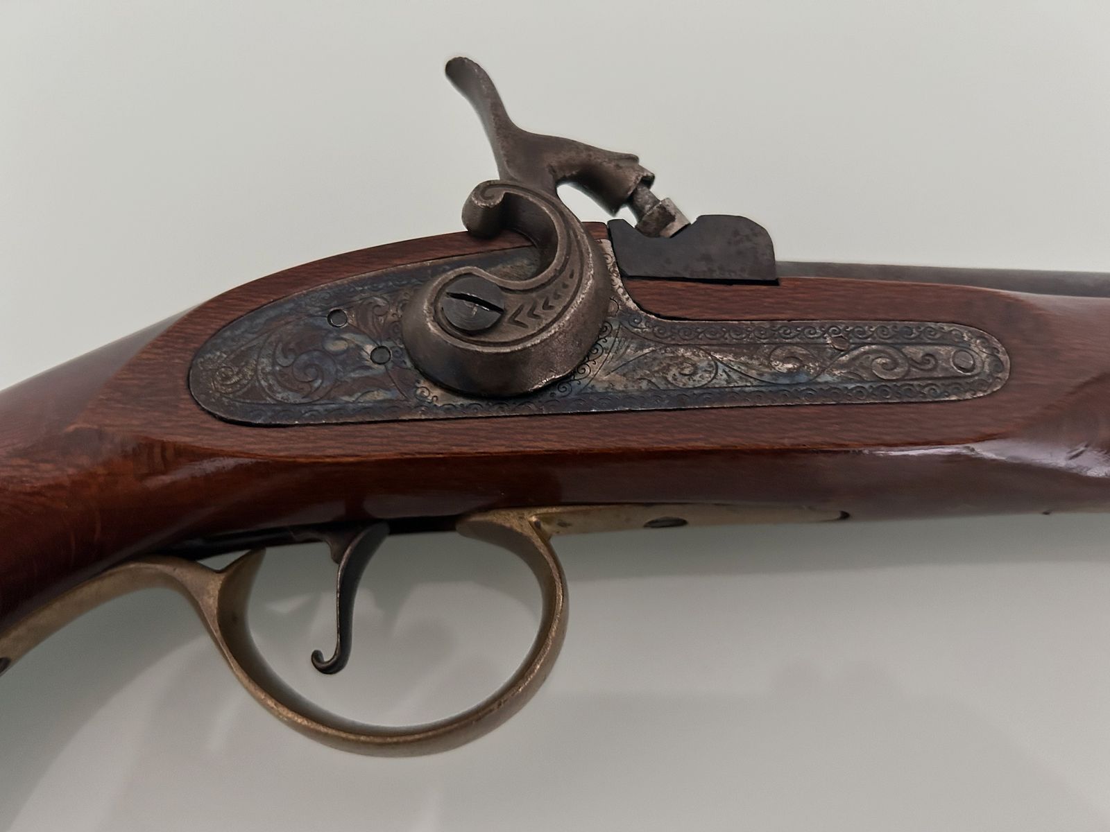 Percussion pistol, muzzleloader, muzzleloading pistol, percussion pistol, black powder, black powder, caliber .45 - replica -