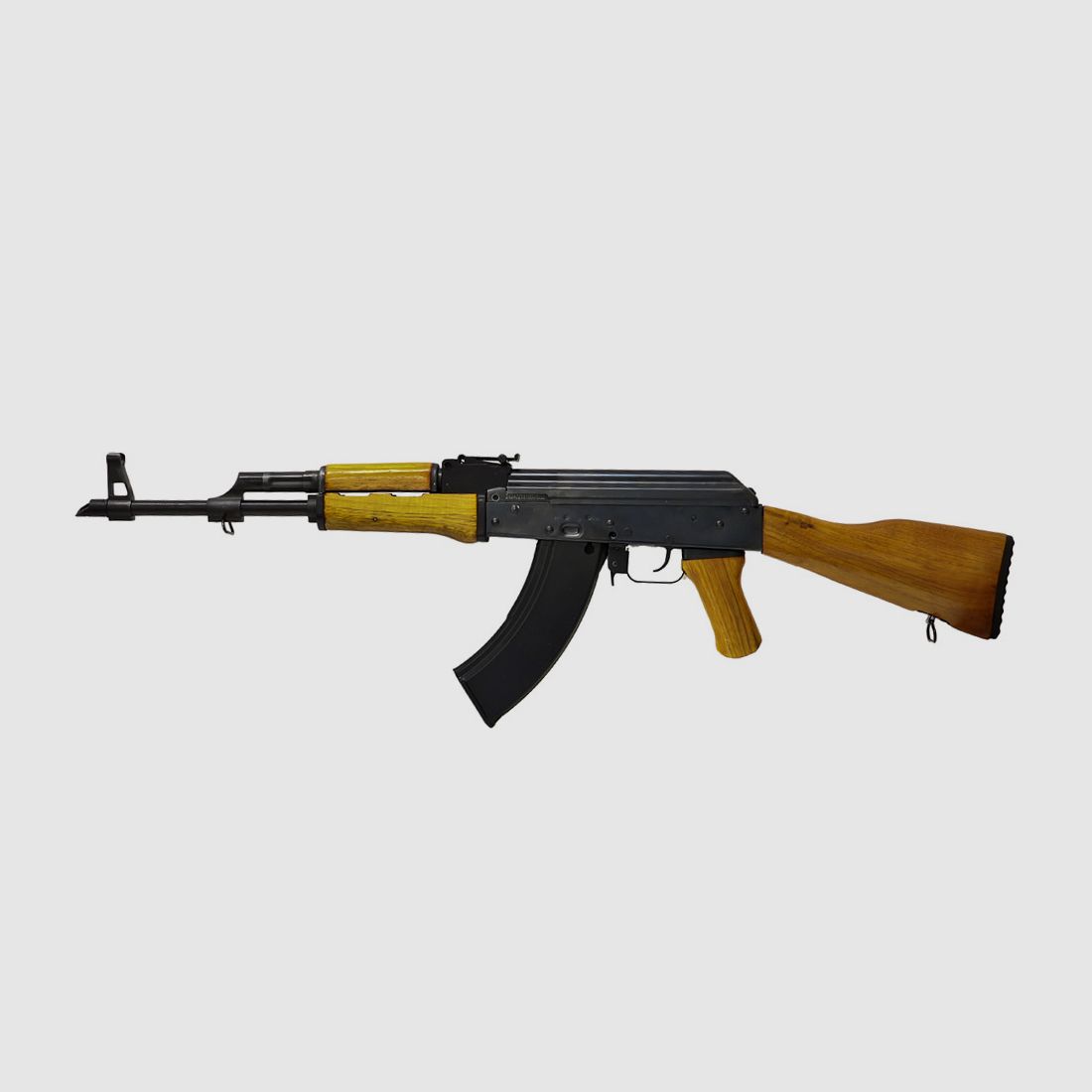 CO2 Sturmgewehr Kalashnikov AK47 M Yunker 2 Holzschaft Kaliber 4,5 mm BB (P18)